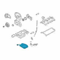 OEM 2008 Nissan Rogue Pan Assy-Oil Diagram - 11110-JG31A