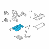 OEM 2010 Nissan Rogue Pan Assy-Oil Diagram - 11110-JH00A