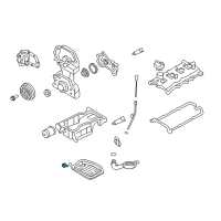 OEM Infiniti QX4 Plug Drain Diagram - 11128-01M0B