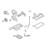 OEM 2010 Nissan Rogue Gauge-Oil Level Diagram - 11140-JH00A