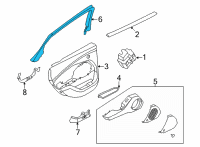 OEM Ford Mustang Mach-E DECAL Diagram - LJ8Z-5800014-AC