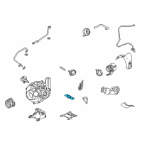 OEM Ford F-350 Super Duty Turbocharger Gasket Diagram - FC3Z-6587-A