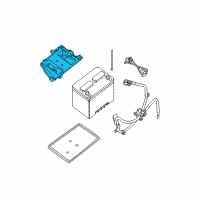 OEM 2014 Infiniti QX60 Bracket Assembly-Battery Mounting Diagram - 64860-3TA0A