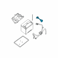 OEM Nissan Murano Battery Frame Diagram - 24420-ZX60A