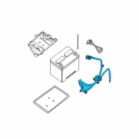 OEM Nissan Cable Assy-Battery Earth Diagram - 24080-JA00B