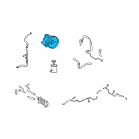 OEM 2006 Hyundai Azera Pump Assembly-Power Steering Oil Diagram - 57100-3F210