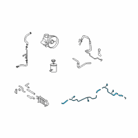 OEM 2011 Hyundai Azera Tube & Hose Assembly-Return Diagram - 57560-3K020