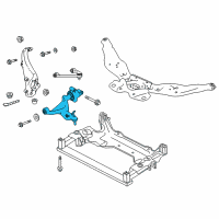 OEM 2020 Infiniti Q60 Transverse Link Complete, Left Diagram - 54501-4GE3A