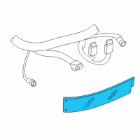 OEM 2001 Chevrolet Astro Park/Marker Lamp Diagram - 16523212