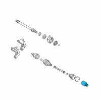 OEM 2004 Ford Escape Outer Joint Assembly Diagram - YL8Z-3B413-AA