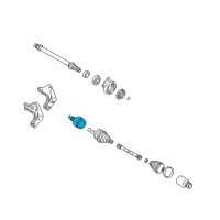 OEM 2007 Mercury Mariner Inner Joint Assembly Diagram - YL8Z-3B414-AA