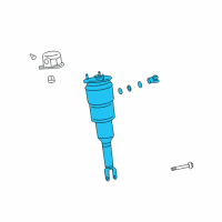 OEM 2012 Lexus LS460 Cylinder Assembly, Pneumatic Diagram - 48010-50291