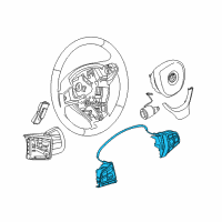 OEM BMW 550i GT xDrive Switch, Multifunct. Steering Diagram - 61-31-9-163-030