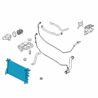 OEM 2011 Ford Focus Radiator Diagram - H2MZ-8005-AB