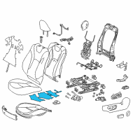 OEM 2020 Toyota Prius Seat Cushion Heater Diagram - 87510-47170