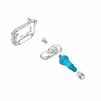 OEM 2019 Kia Stinger Tire Pressure Monitoring Sensor Stem Diagram - 52936J5000