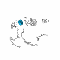 OEM 2000 Toyota Land Cruiser Pulley Diagram - 44311-60090