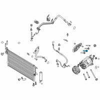 OEM 2013 Ford Fusion Bracket Bolt Diagram - -W500113-S442