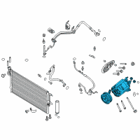 OEM Lincoln MKC Compressor Assembly Diagram - GV6Z-19703-K