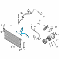 OEM 2017 Ford Escape Discharge Line Diagram - GV6Z-19972-FE