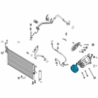 OEM 2019 Lincoln MKC Clutch & Pulley Diagram - GV6Z-19D786-AA