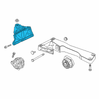 OEM BMW 440i xDrive Gran Coupe Engine Mount Bracket Right Diagram - 22-11-6-883-144