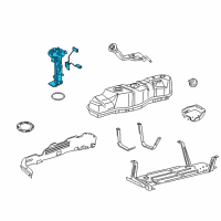 OEM 2008 Lincoln Mark LT Fuel Pump Diagram - 8L3Z-9H307-J