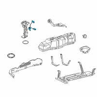 OEM 2007 Ford F-150 Fuel Gauge Sending Unit Diagram - 8L3Z-9A213-A