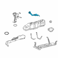 OEM 2004 Ford F-150 Heritage Filler Pipe Diagram - 7L3Z-9034-E