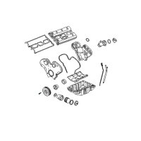 OEM 2003 Saturn LW300 Crank Pulley Bolt Diagram - 11094881