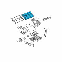 OEM 2004 Cadillac CTS Valve Cover Diagram - 55351452