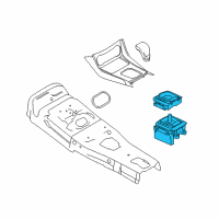 OEM 2018 Infiniti QX30 Transmission Control Device Assembly Diagram - 34901-5DF0B