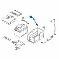 OEM 2016 Ford Focus Battery Cables Diagram - F1FZ10C679B
