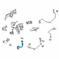 OEM Cadillac SRX Oil Inlet Tube Diagram - 12791584