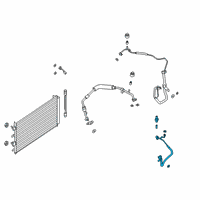 OEM 2022 Ford Escape TUBE ASY Diagram - LX6Z-19972-T