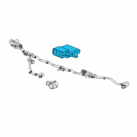 OEM 2018 Cadillac CT6 Module Diagram - 84079707