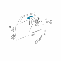 OEM 2008 Dodge Avenger Handle-Exterior Door Diagram - XU82EBDAD