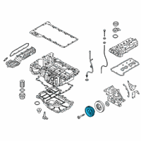 OEM BMW M5 Pulley Diagram - 11-28-7-646-901