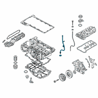 OEM BMW M550i xDrive Guide Tube, Oil Dipstick Diagram - 11-43-8-631-907