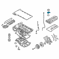 OEM BMW 750i xDrive Oil Filler Neck Diagram - 11-12-8-601-716