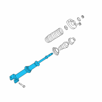 OEM 2005 Chrysler Sebring ABSORBER-Suspension Diagram - 4895050AB