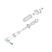 OEM 2012 Chrysler 300 Bolt-HEXAGON FLANGE Head Diagram - 6505832AA