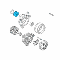 OEM 2018 Hyundai Accent Pulley Assembly Diagram - 37322-04630