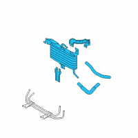 OEM 2006 Toyota Tacoma Transmission Cooler Diagram - 32920-04010