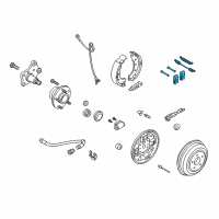 OEM 2013 Ford Transit Connect Mount Kit Diagram - 2T1Z-2A225-C