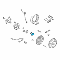 OEM 2010 Ford Transit Connect Wheel Cylinder Diagram - 2T1Z-2261-B