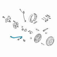 OEM Ford Transit Connect Brake Hose Diagram - 2T1Z-2282-A