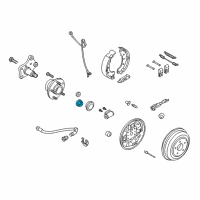 OEM 2010 Ford Transit Connect Axle Nut Diagram - 2T1Z-3B477-A