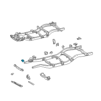 OEM 1999 Toyota Tacoma Mount Bracket Diagram - 51702-35130