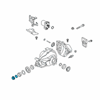 OEM 2022 Toyota GR Supra Lock Nut Diagram - 41204-WAA01